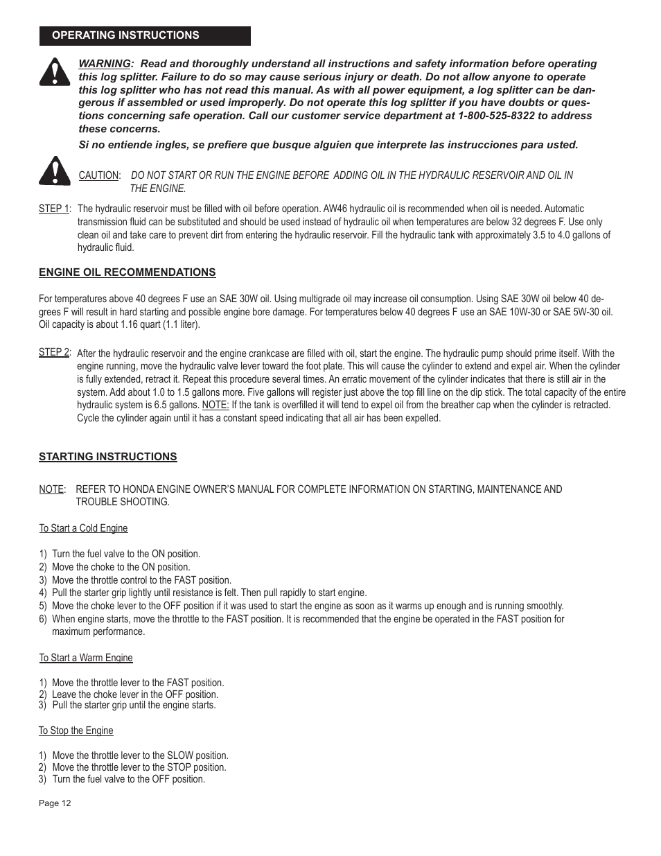 Speeco S401625PH User Manual | Page 14 / 17