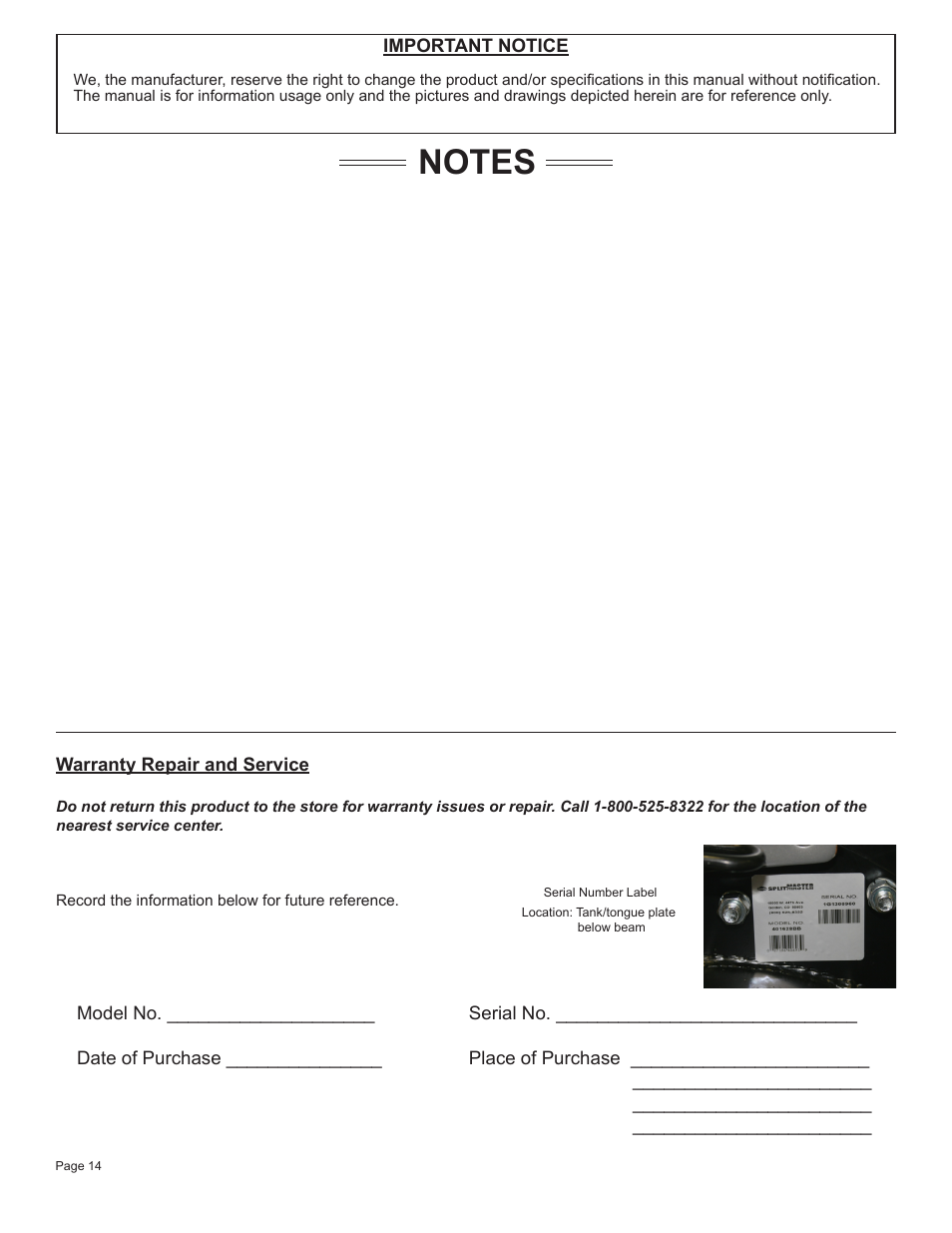 Speeco S401625PH User Manual | Page 16 / 17