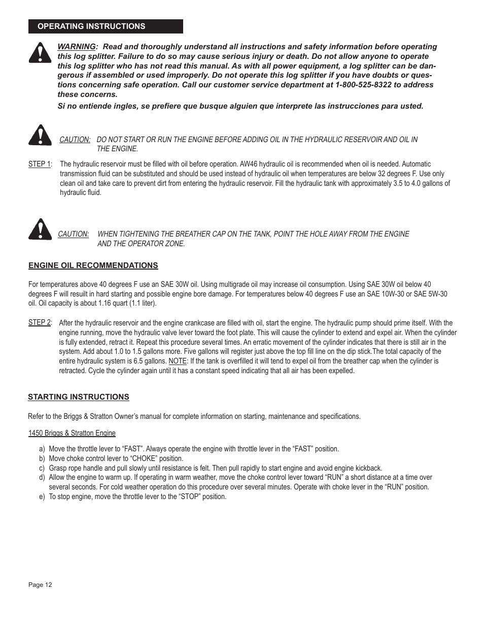 Speeco S401625UB User Manual | Page 14 / 17