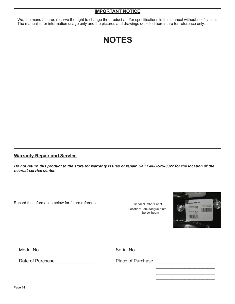 Speeco S401625UB User Manual | Page 16 / 17