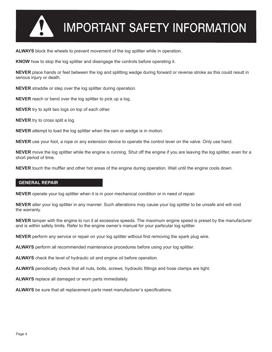 Speeco S401625UB User Manual | Page 6 / 17