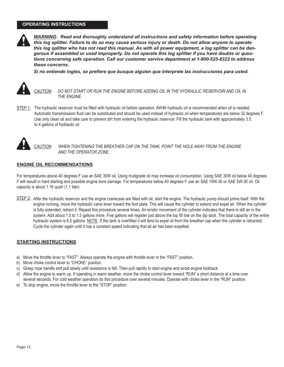 Speeco S401628BB User Manual | Page 14 / 17