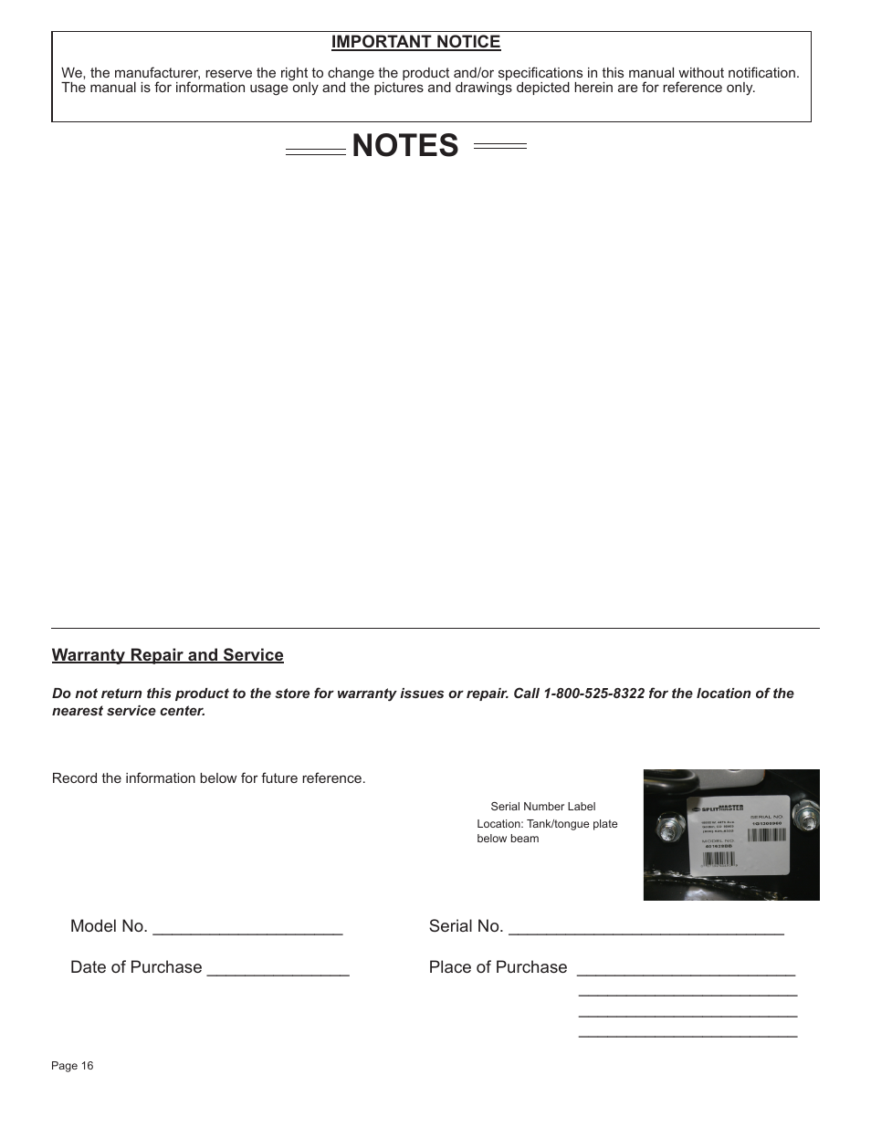 Speeco S401635BB User Manual | Page 18 / 19