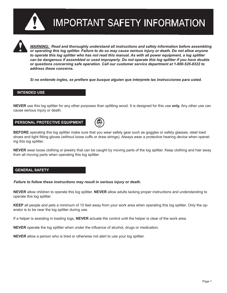 Speeco S400197N0 User Manual | Page 3 / 11