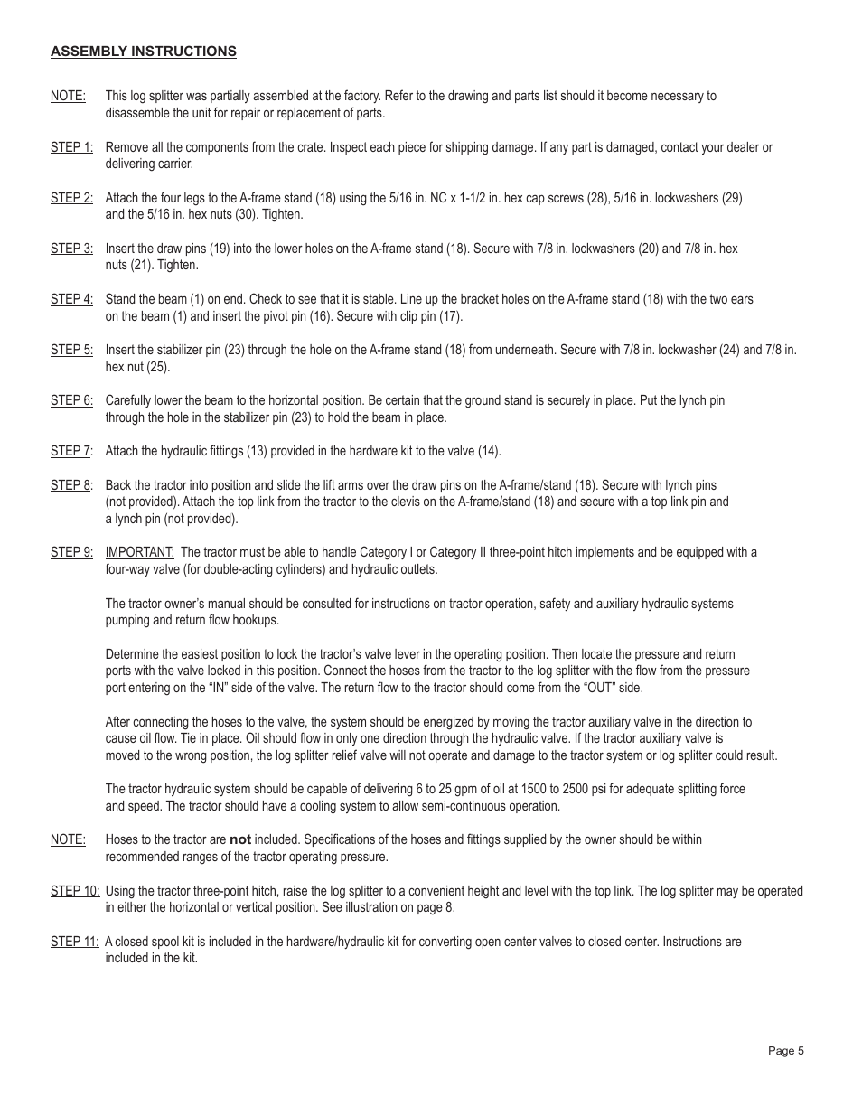 Speeco S400197N0 User Manual | Page 7 / 11