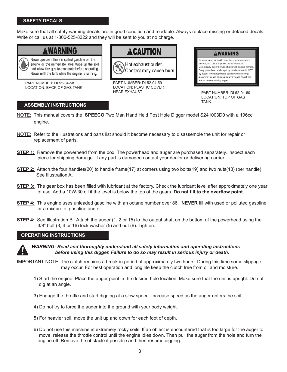 Speeco S241003C0 User Manual | Page 5 / 11