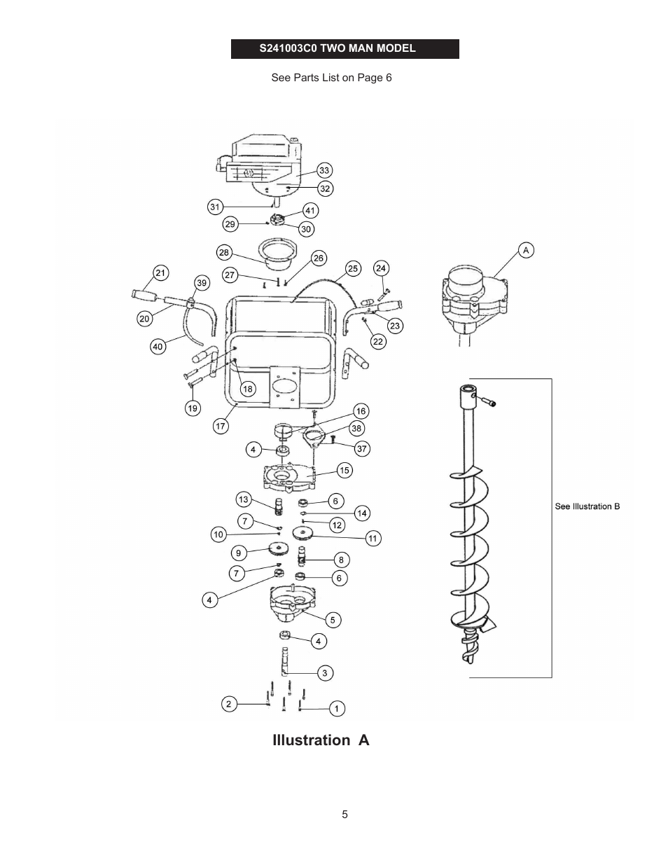 Illustration a | Speeco S241003C0 User Manual | Page 7 / 11