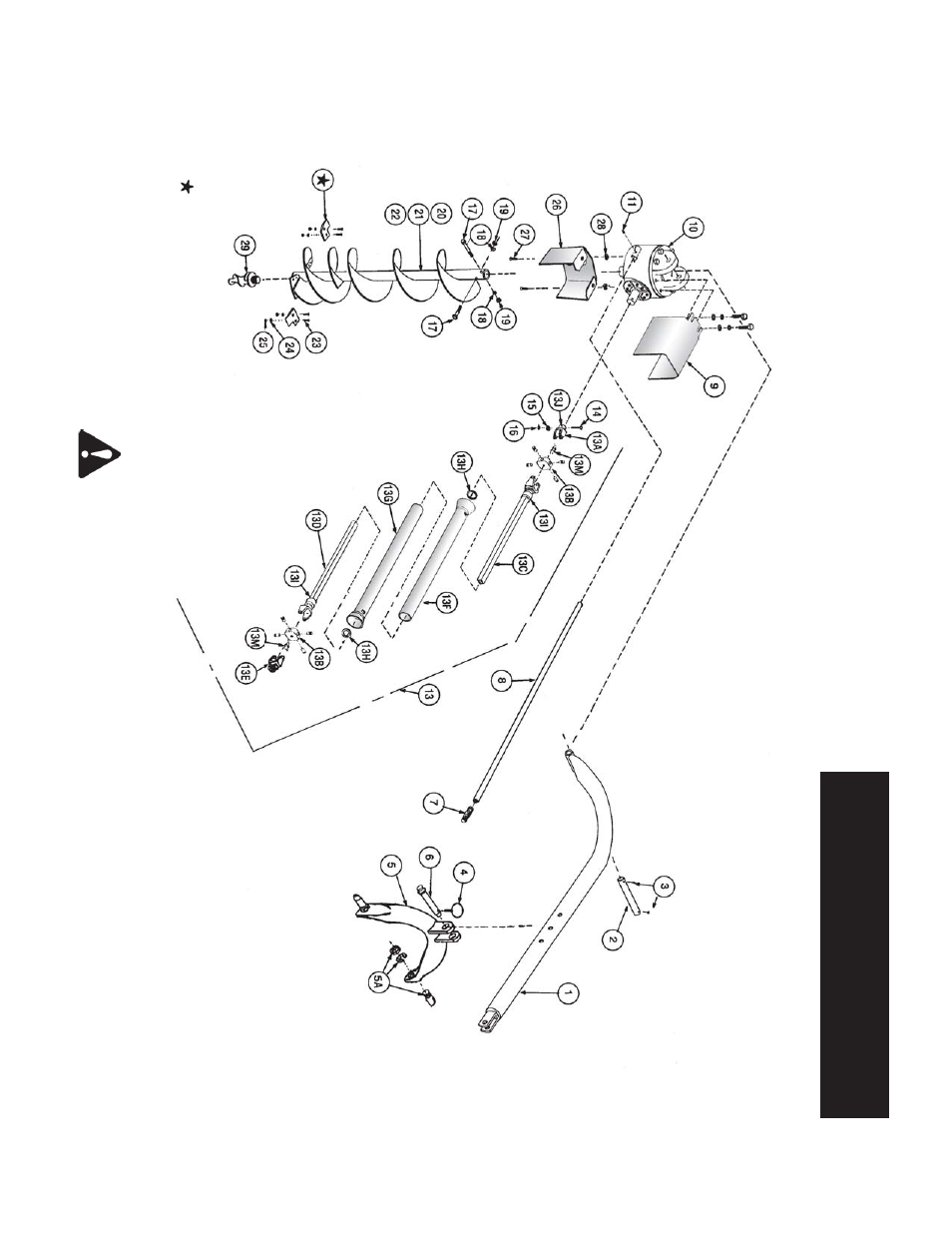 Model 65 post hole digger | Speeco 24044000 User Manual | Page 10 / 14