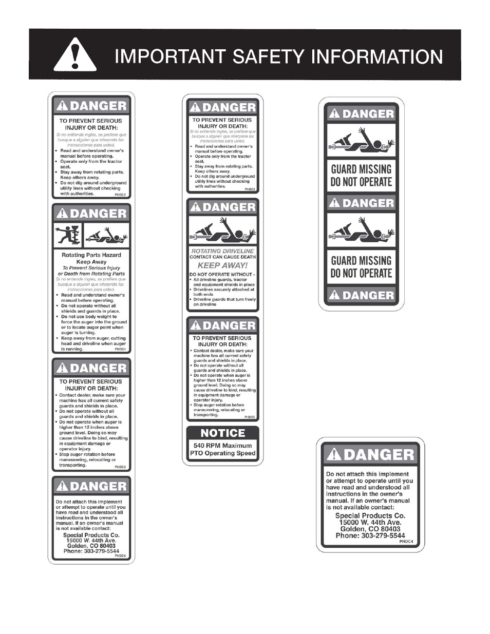 Speeco 24044000 User Manual | Page 4 / 14