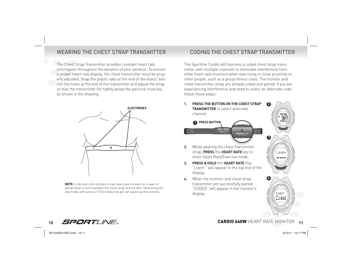 Sportline 660 CARDIO (Womens) User Manual | Page 6 / 15