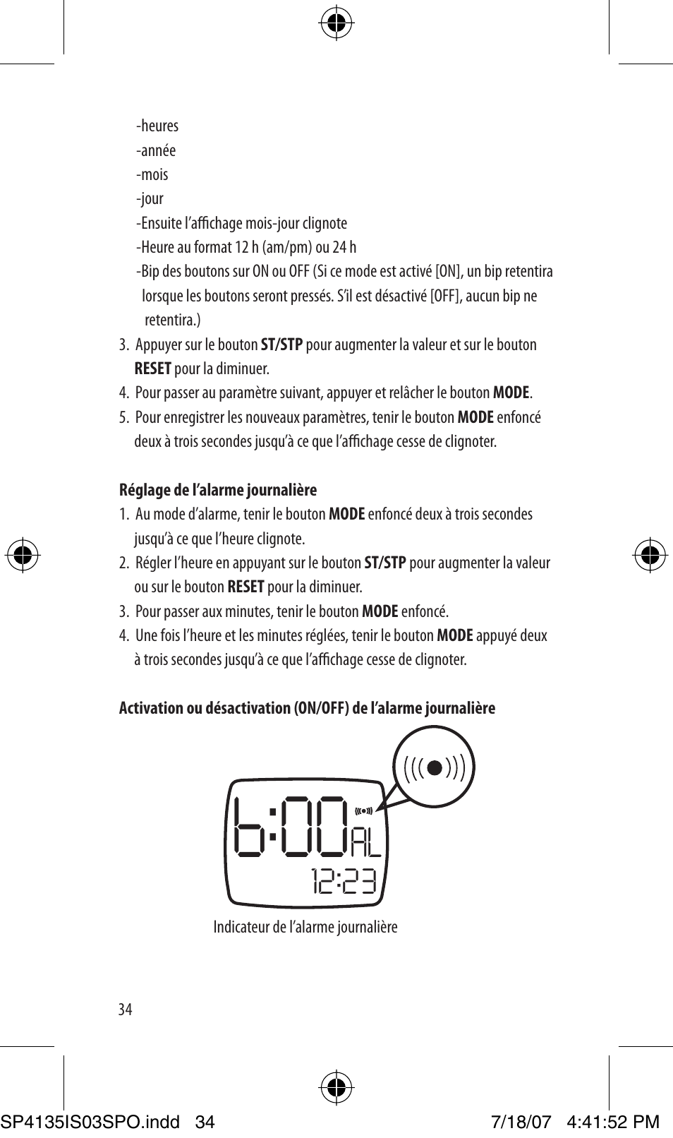 Sportline 925 Solo (Mens) User Manual | Page 34 / 72