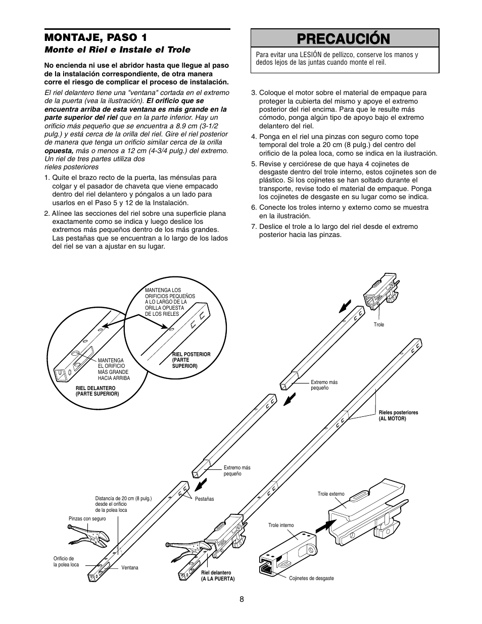 Montaje, Montaje, paso 1 | Craftsman 139.5399 User Manual | Page 46 / 76