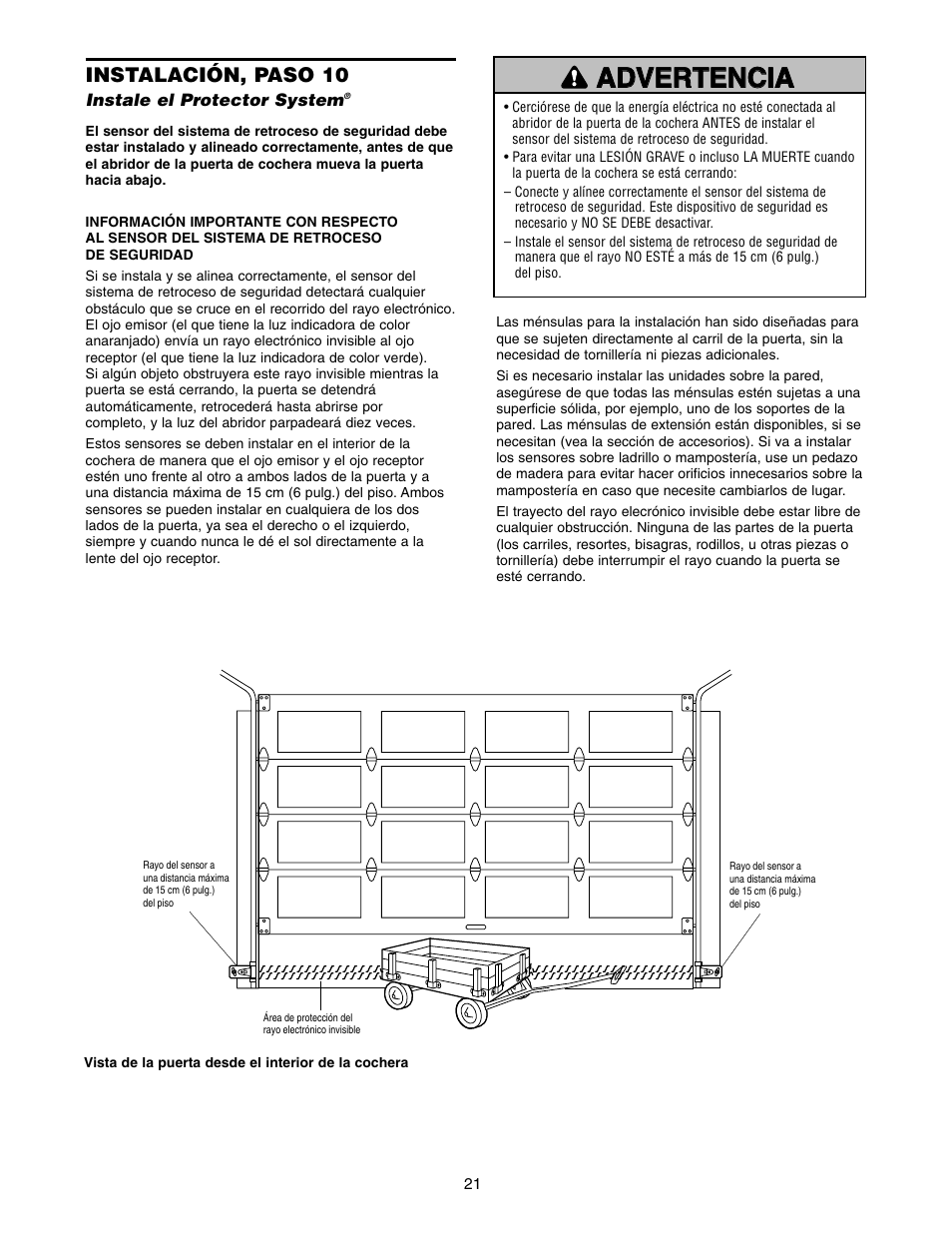 Instalación, paso 10 | Craftsman 139.5399 User Manual | Page 59 / 76