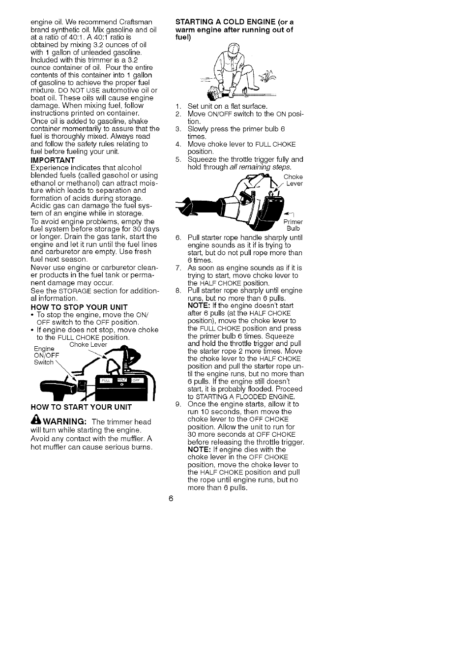 Craftsman 358.795543 User Manual | Page 6 / 13