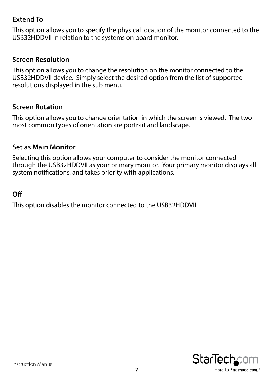 StarTech.com USB32HDDVII User Manual | Page 10 / 16