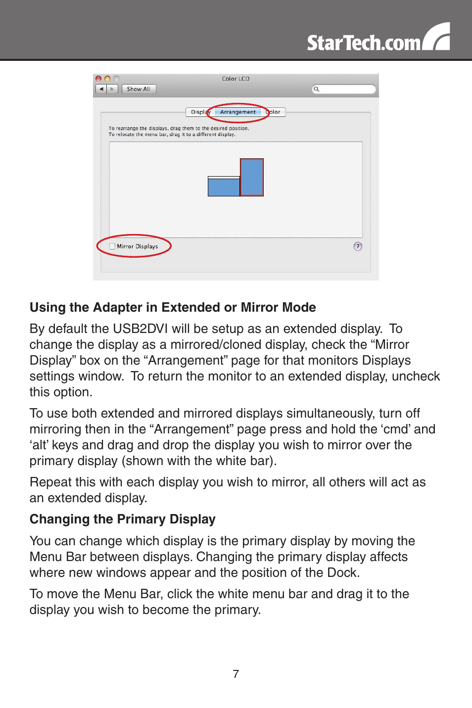 StarTech.com USB2DVI User Manual | Page 10 / 14