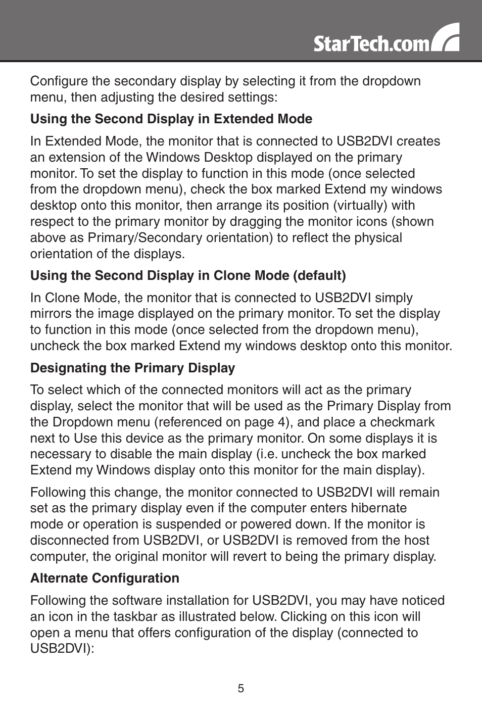 StarTech.com USB2DVI User Manual | Page 8 / 14