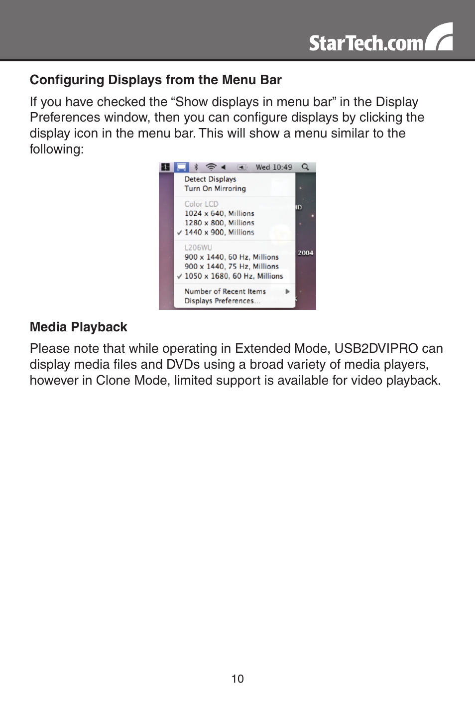 StarTech.com USB2DVIPRO User Manual | Page 13 / 17