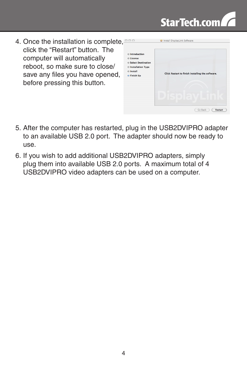 StarTech.com USB2DVIPRO User Manual | Page 7 / 17