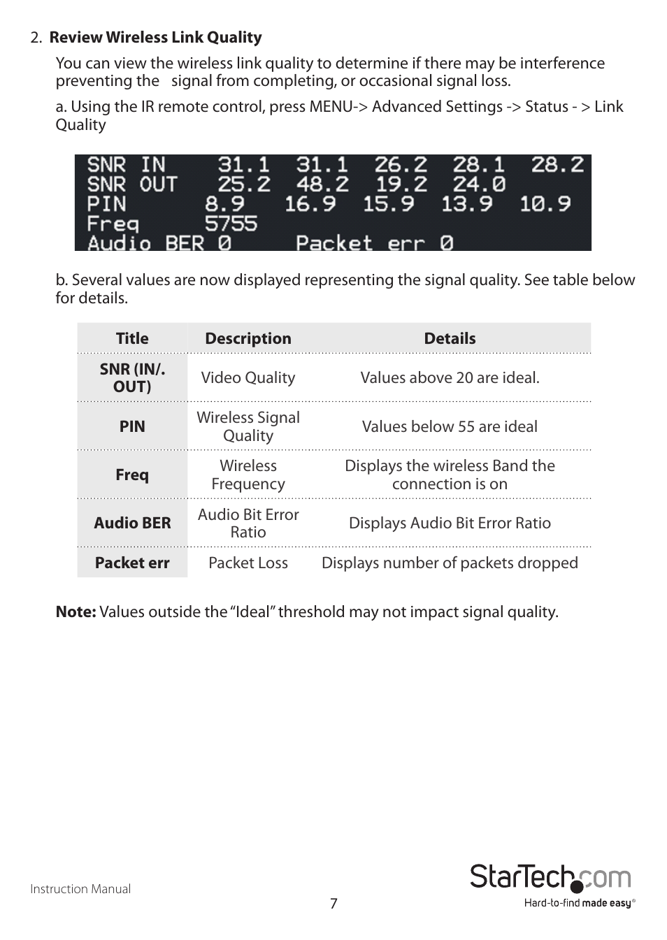 StarTech.com ST121WHD User Manual | Page 10 / 13