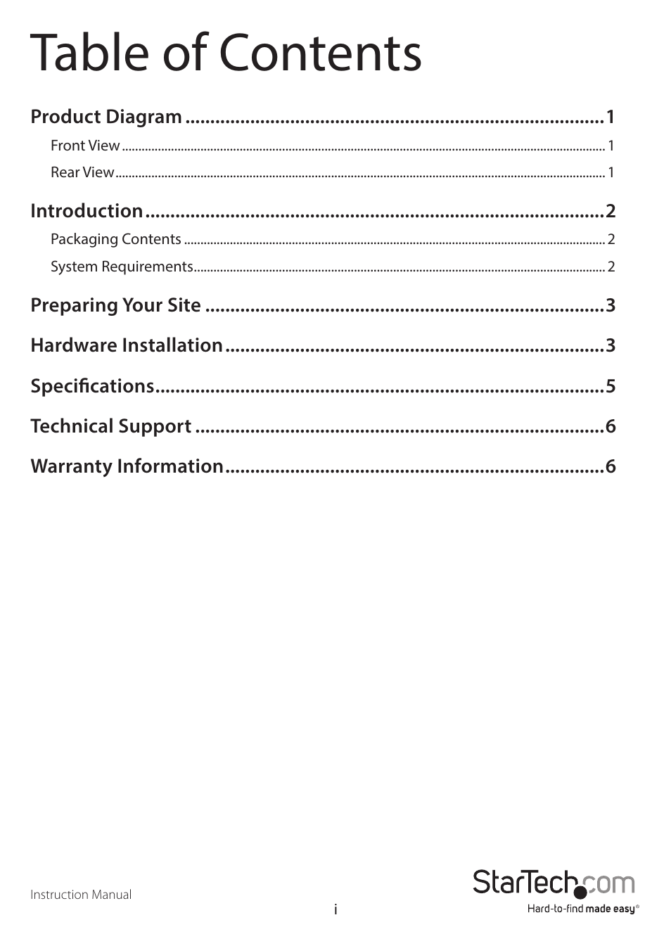 StarTech.com ST121SHD30 User Manual | Page 3 / 10