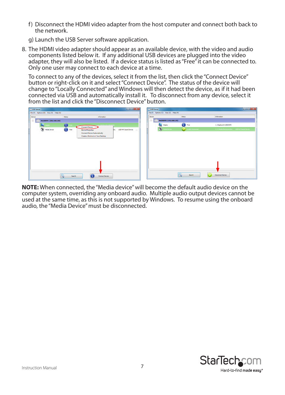 StarTech.com IPUSB2HD2 User Manual | Page 10 / 18