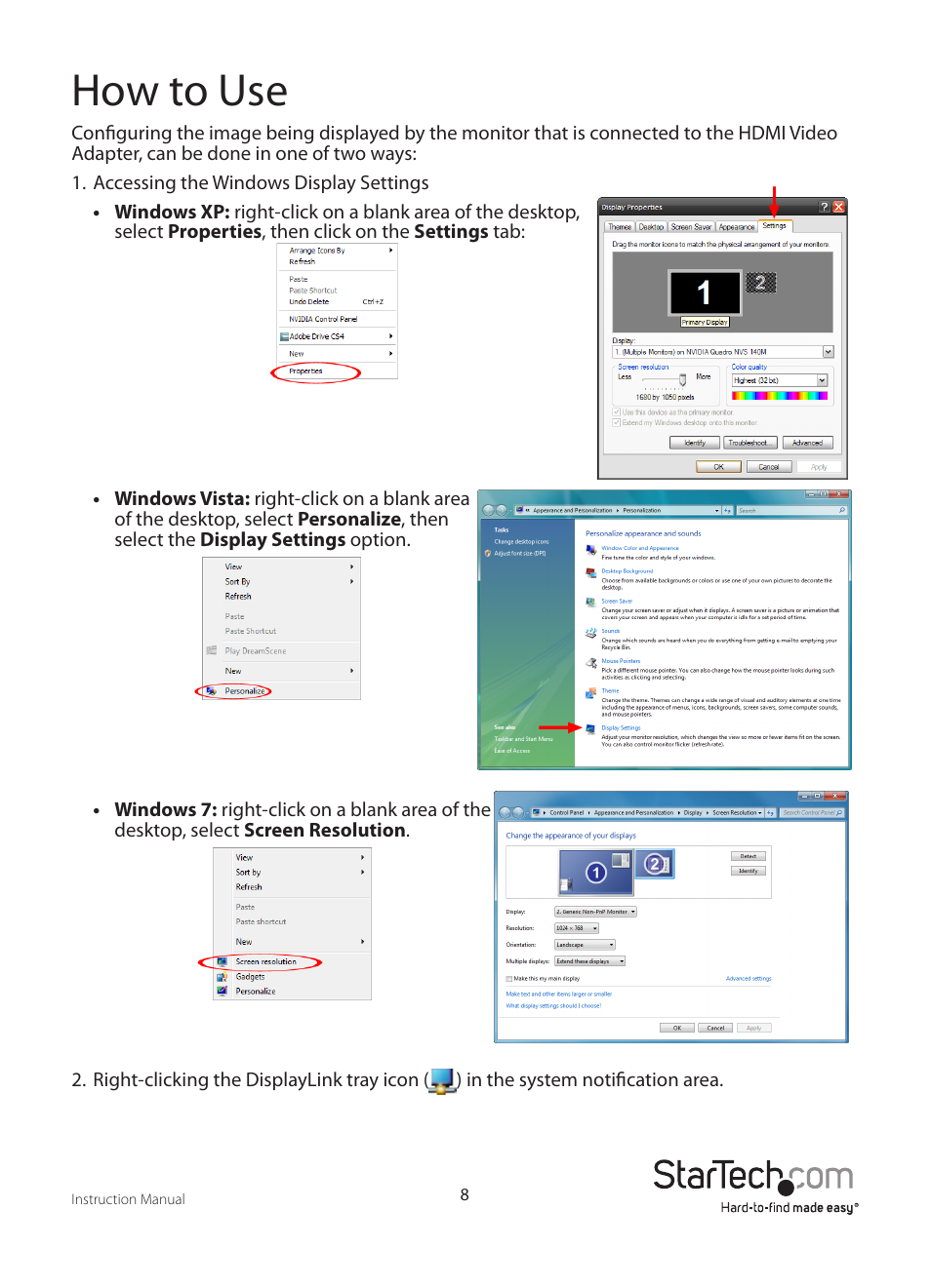 How to use | StarTech.com IPUSB2HD2 User Manual | Page 11 / 18