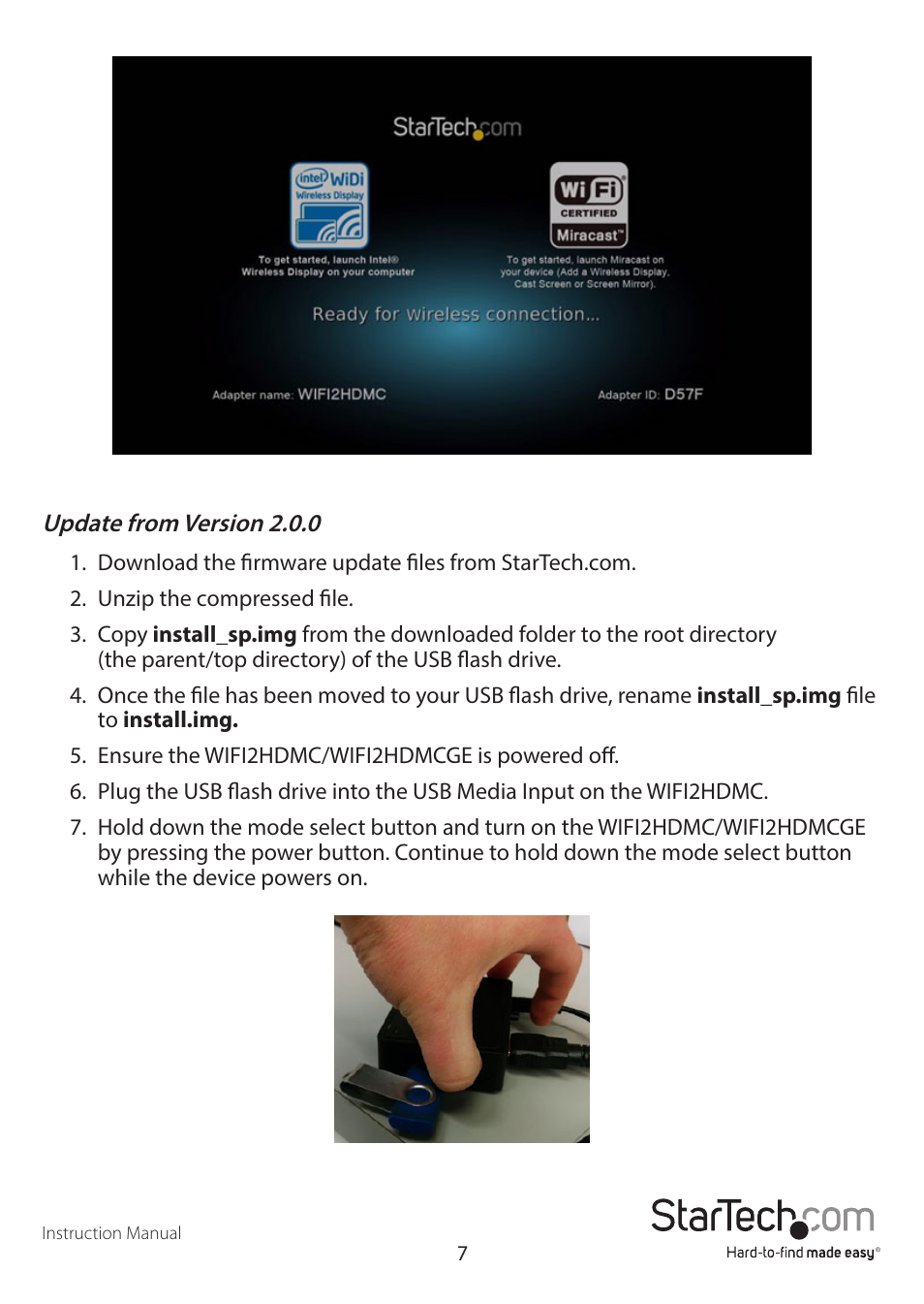 StarTech.com WIF2HDMC Quick Start User Manual | Page 10 / 20