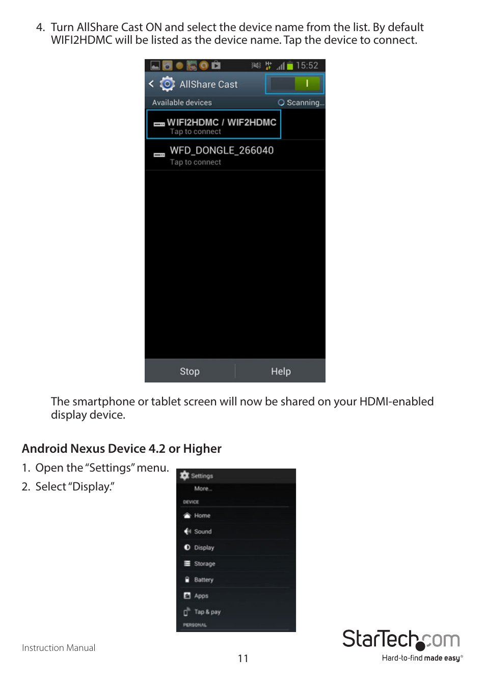 StarTech.com WIF2HDMC Quick Start User Manual | Page 14 / 20