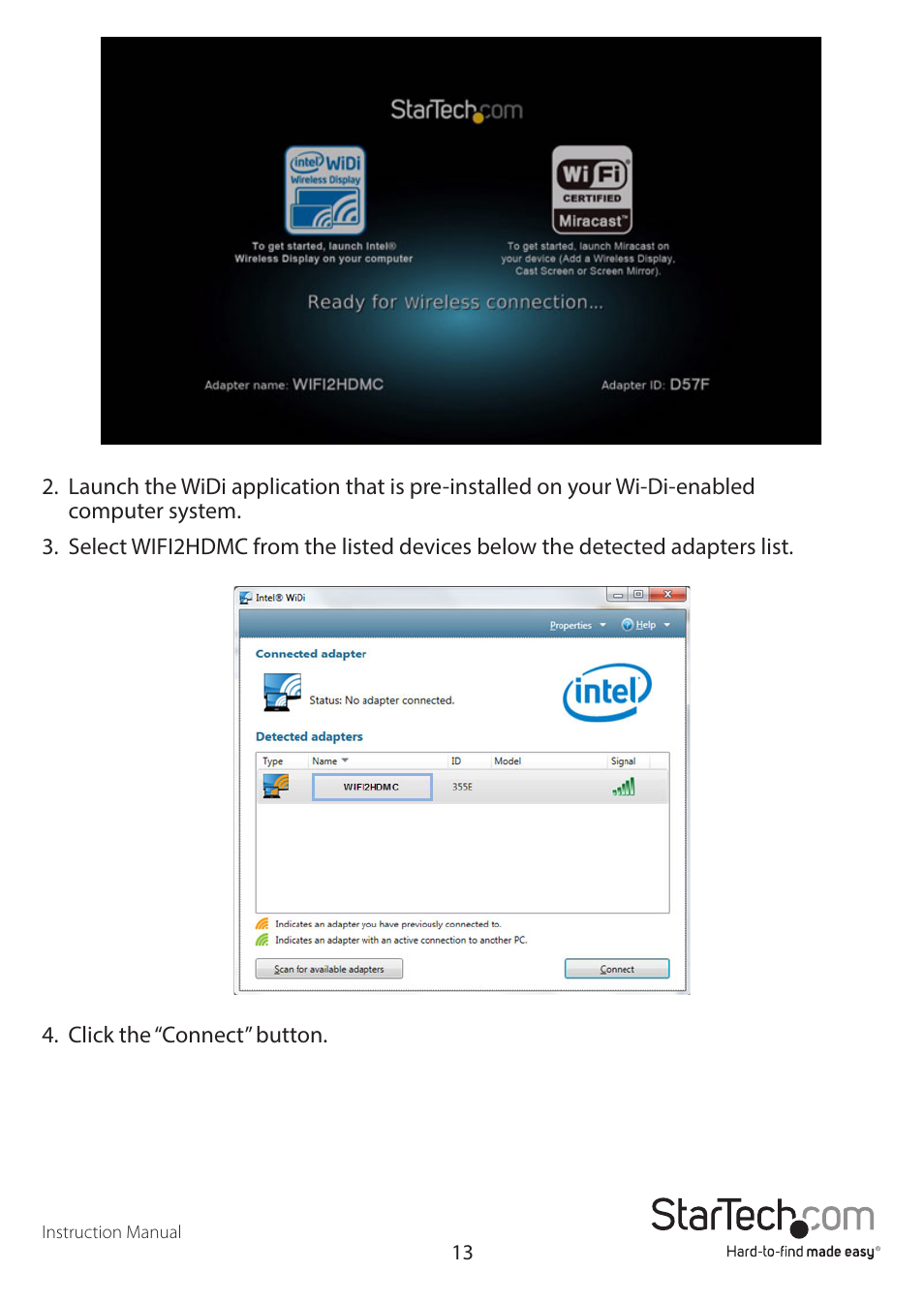 StarTech.com WIF2HDMC Quick Start User Manual | Page 16 / 20