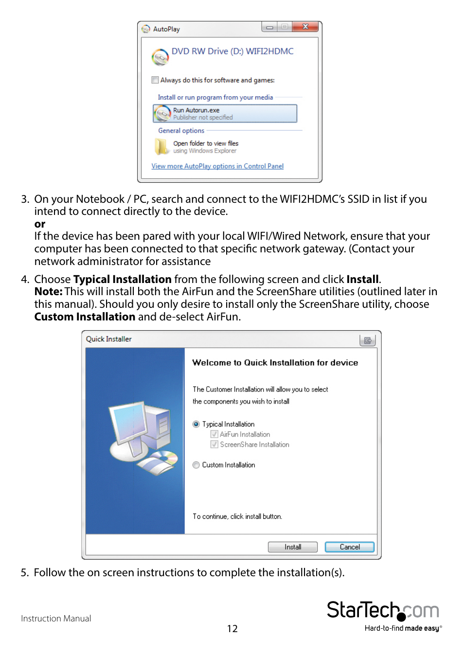 StarTech.com WIFI2HDMCGE Manual User Manual | Page 16 / 34