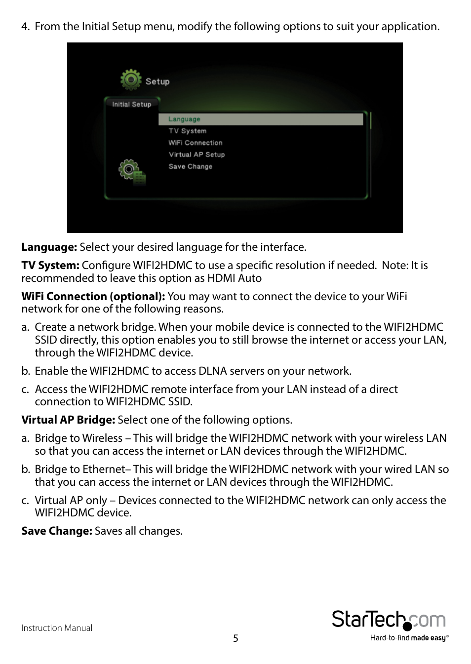 StarTech.com WIFI2HDMCGE Manual User Manual | Page 9 / 34