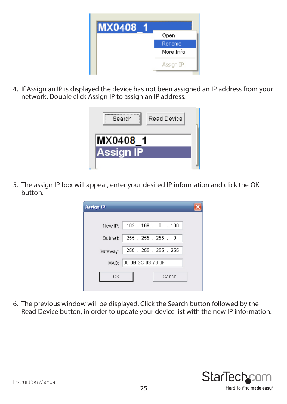 StarTech.com STHDBTRX User Manual | Page 28 / 34