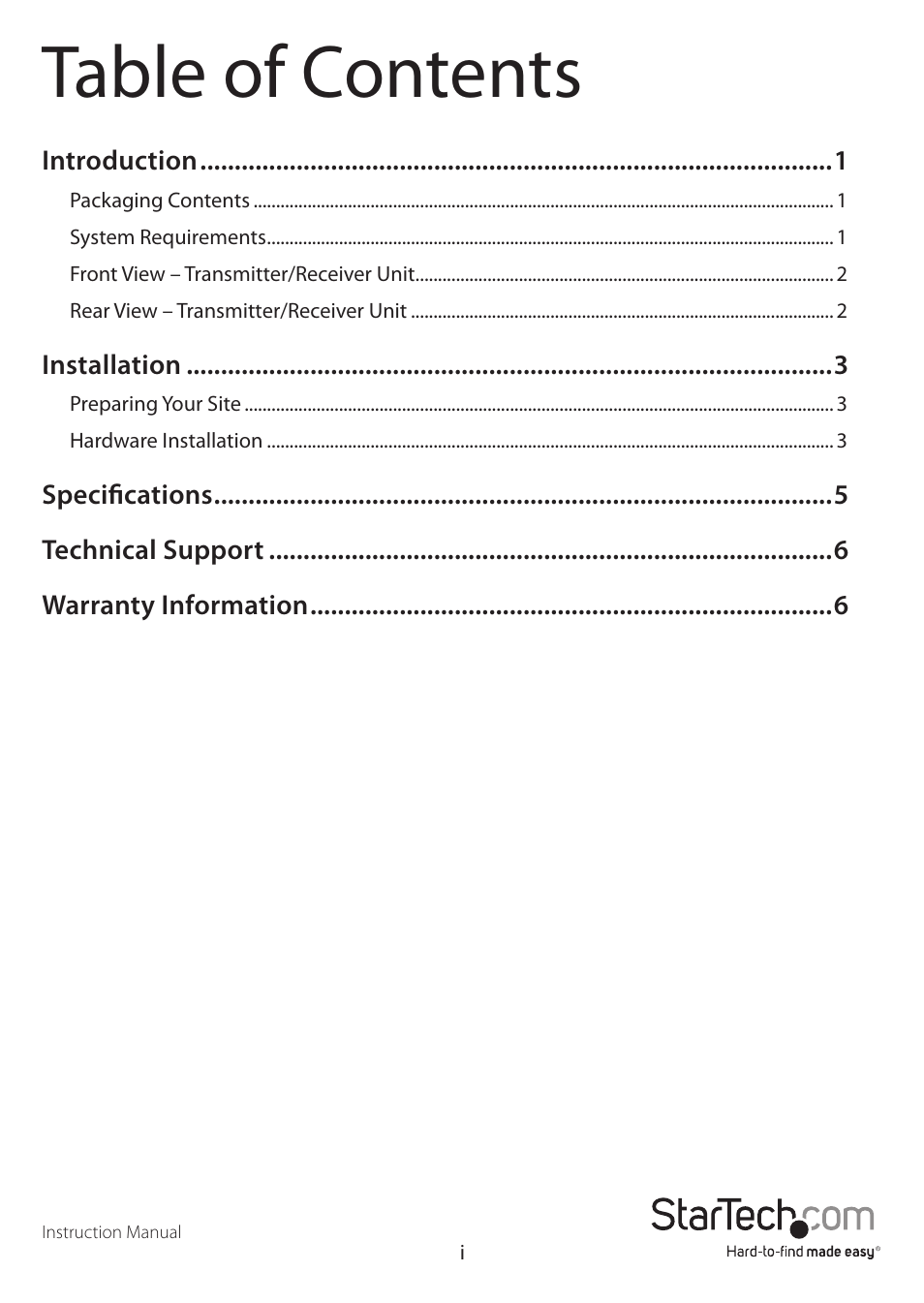StarTech.com ST121HDT4P User Manual | Page 3 / 10