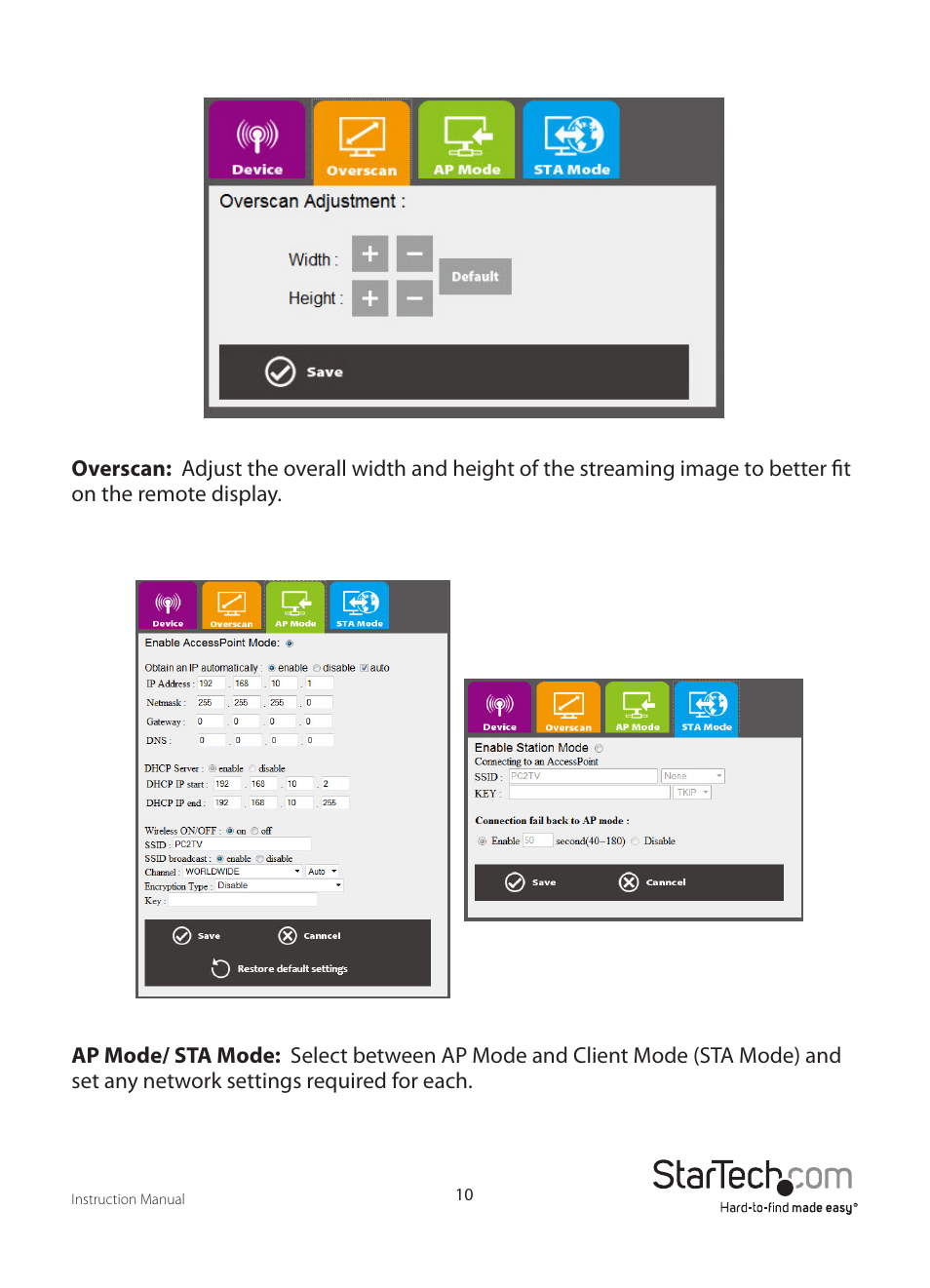 StarTech.com WIFI2HD2 User Manual | Page 13 / 27