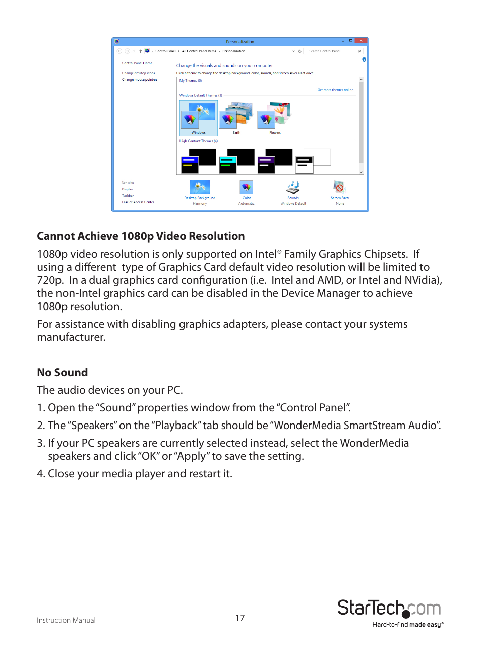 StarTech.com WIFI2HD2 User Manual | Page 20 / 27
