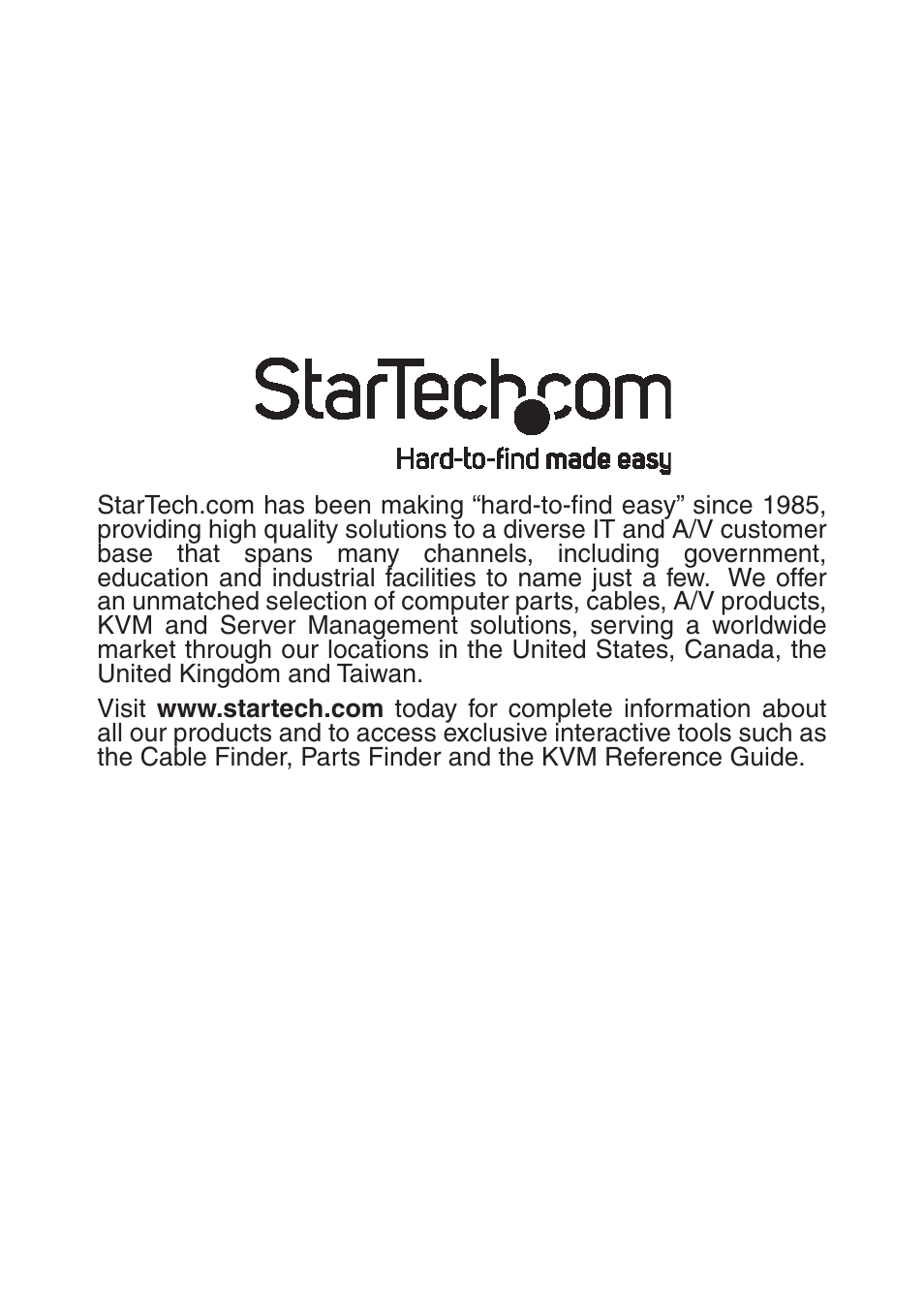 StarTech.com ST121UTPHDEU User Manual | Page 11 / 11