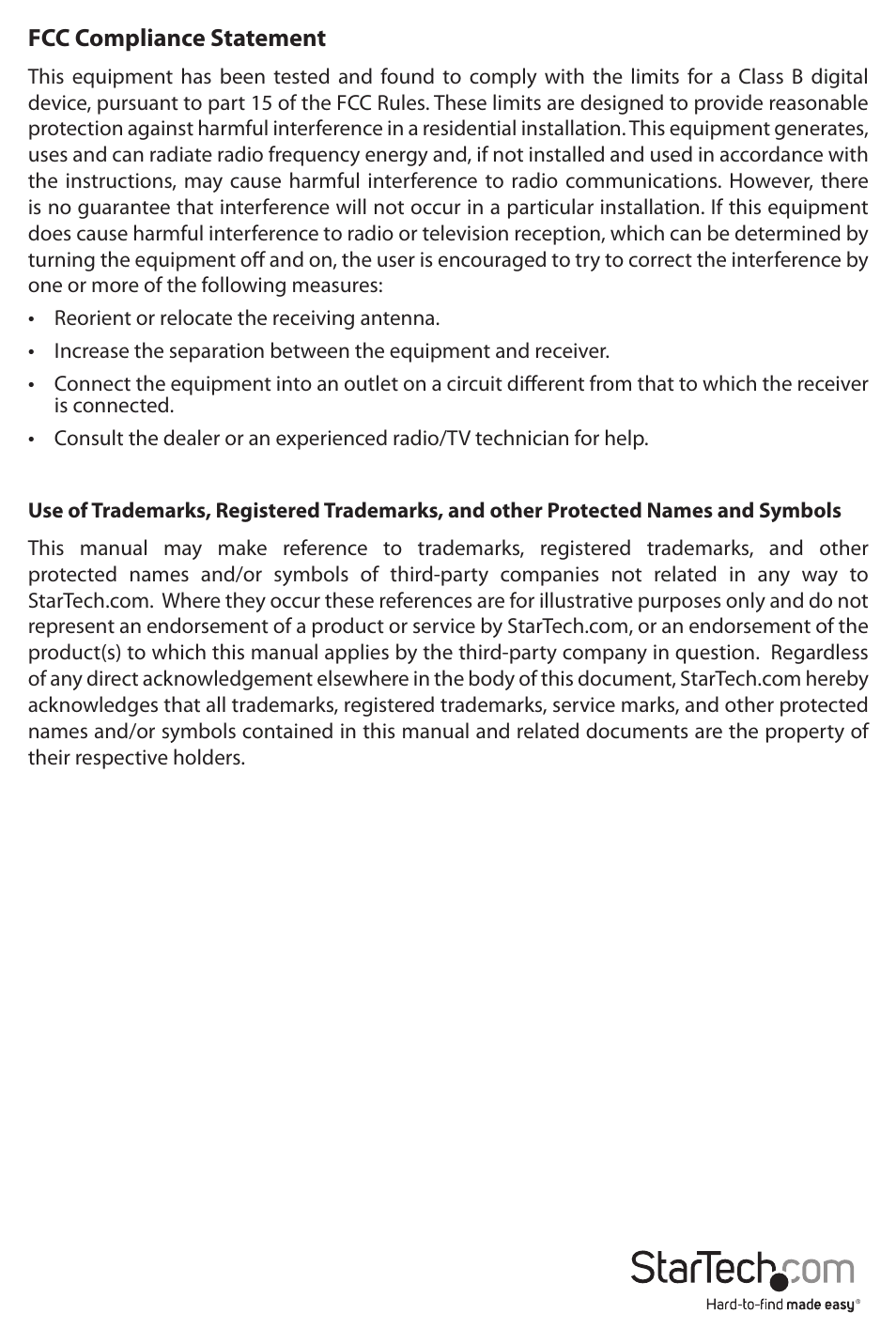 StarTech.com ST121EXT User Manual | Page 2 / 14