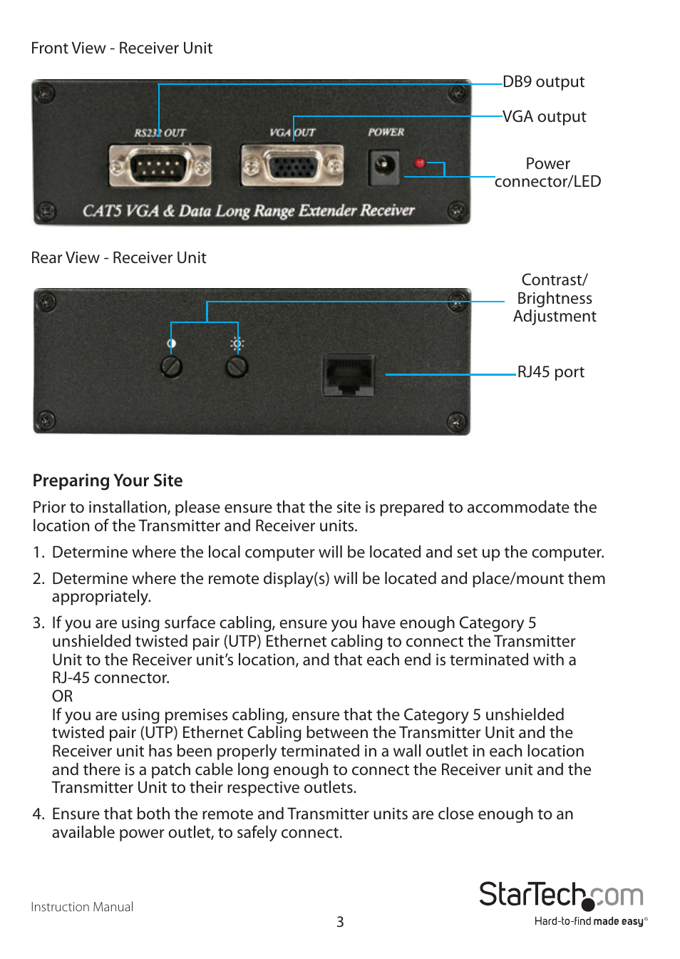 StarTech.com ST121UTP232 User Manual | Page 6 / 10