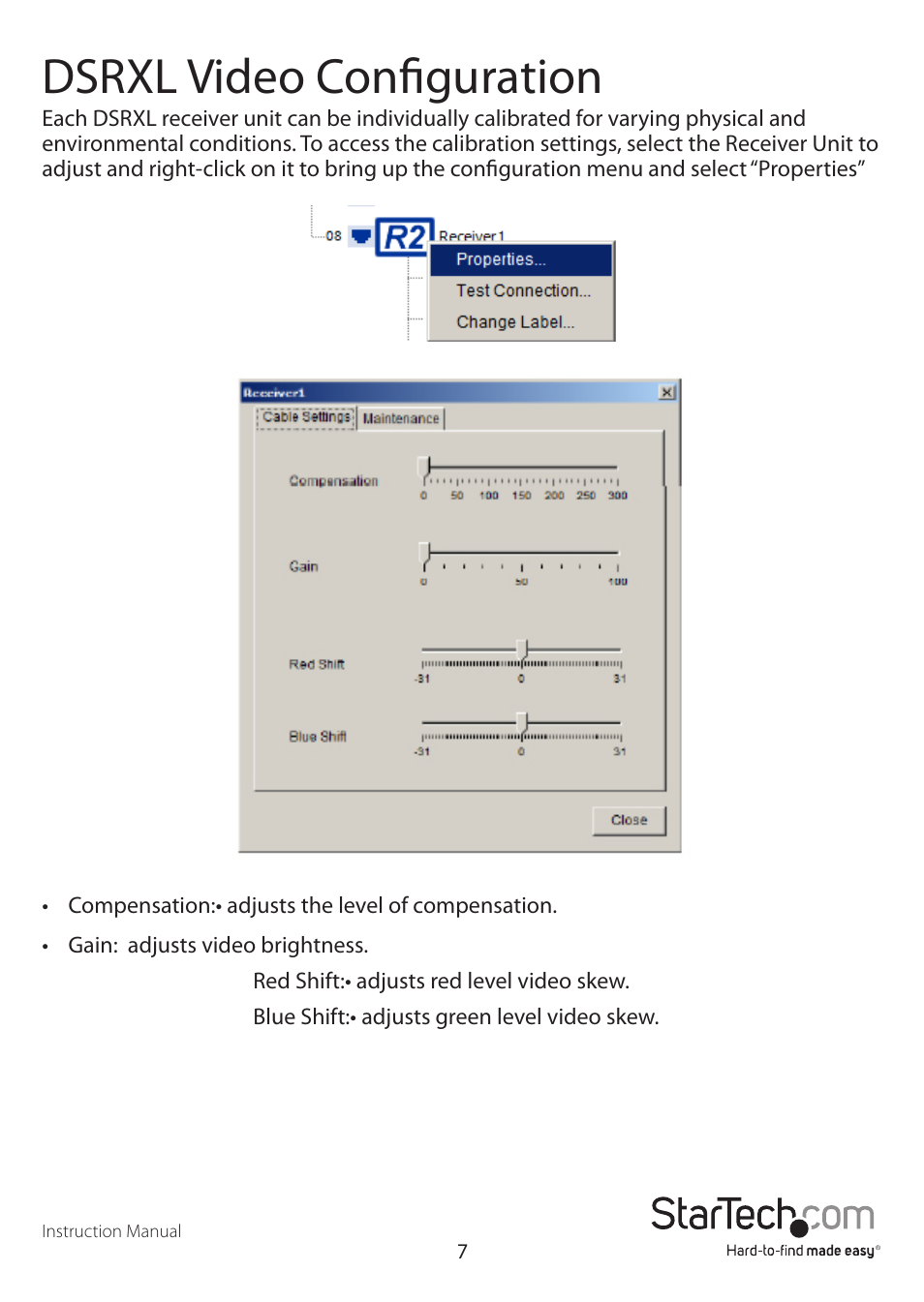 Dsrxl video configuration | StarTech.com DSRXL User Manual | Page 10 / 16