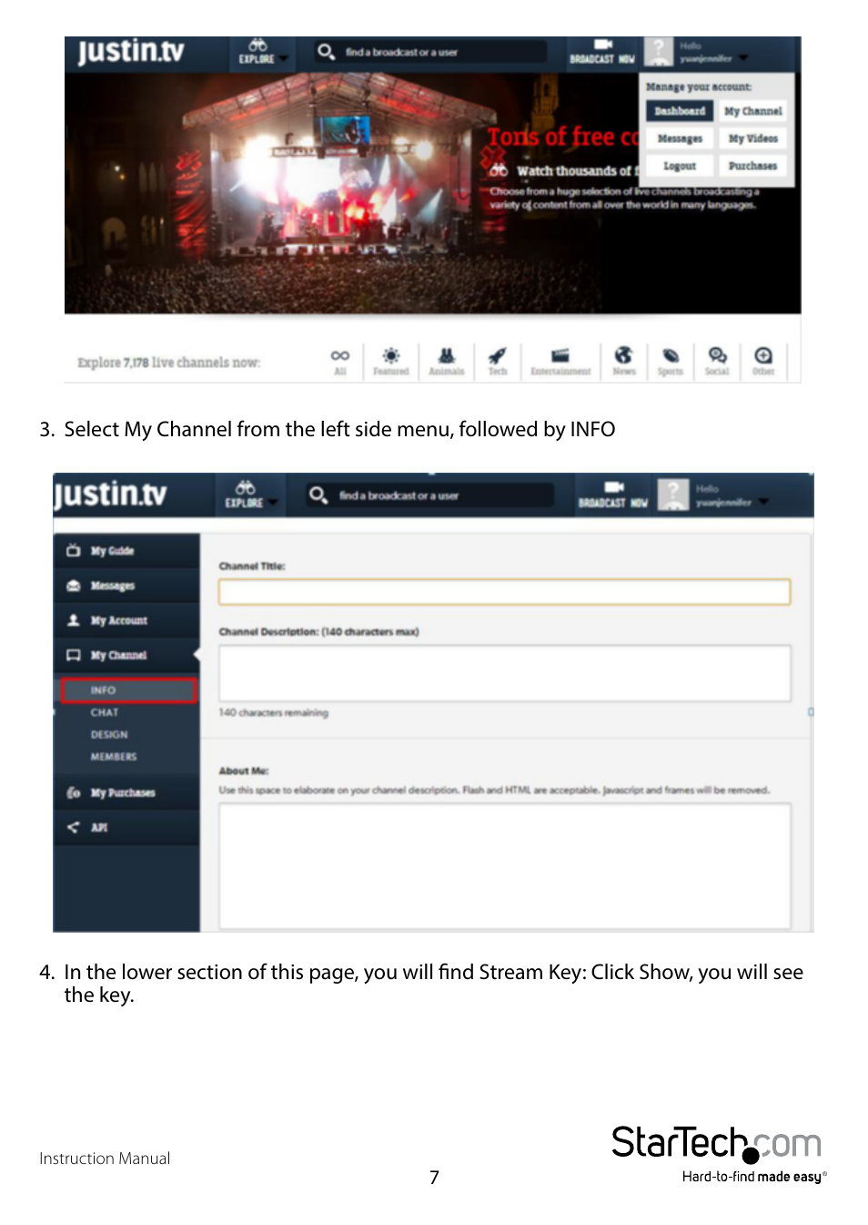 StarTech.com PEXHDCAP User Manual | Page 10 / 21