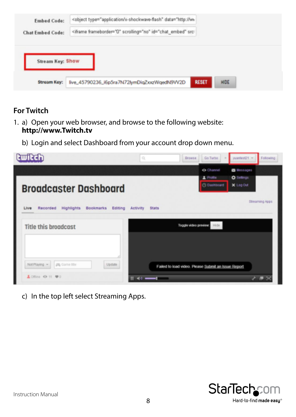 StarTech.com PEXHDCAP User Manual | Page 11 / 21