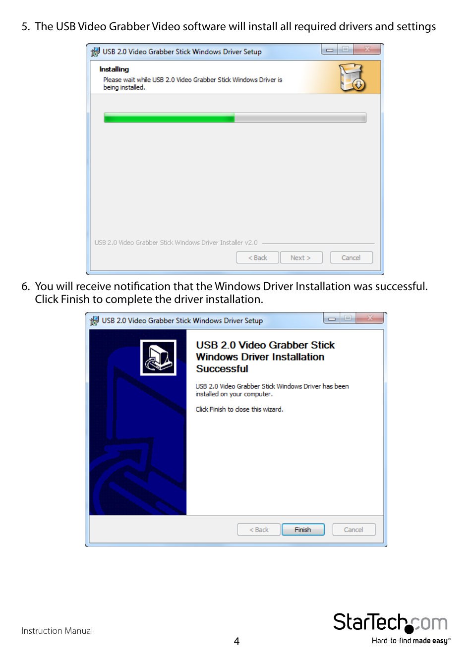 StarTech.com SVID2USB23 User Manual | Page 7 / 14