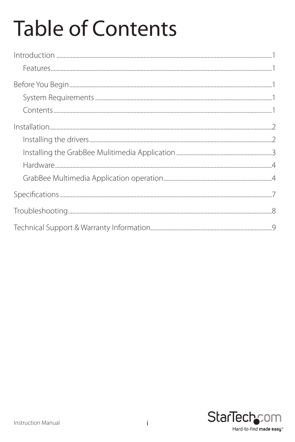 StarTech.com SVID2USB2 User Manual | Page 3 / 13