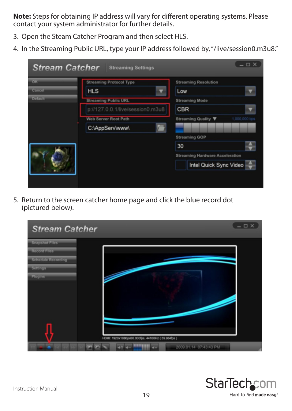 StarTech.com USB3HDCAP User Manual | Page 22 / 25