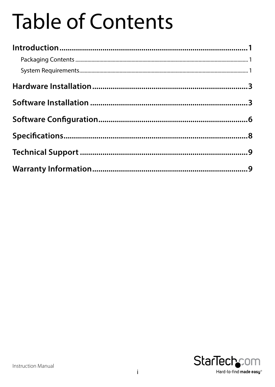 StarTech.com USB2HDCAP User Manual | Page 3 / 13