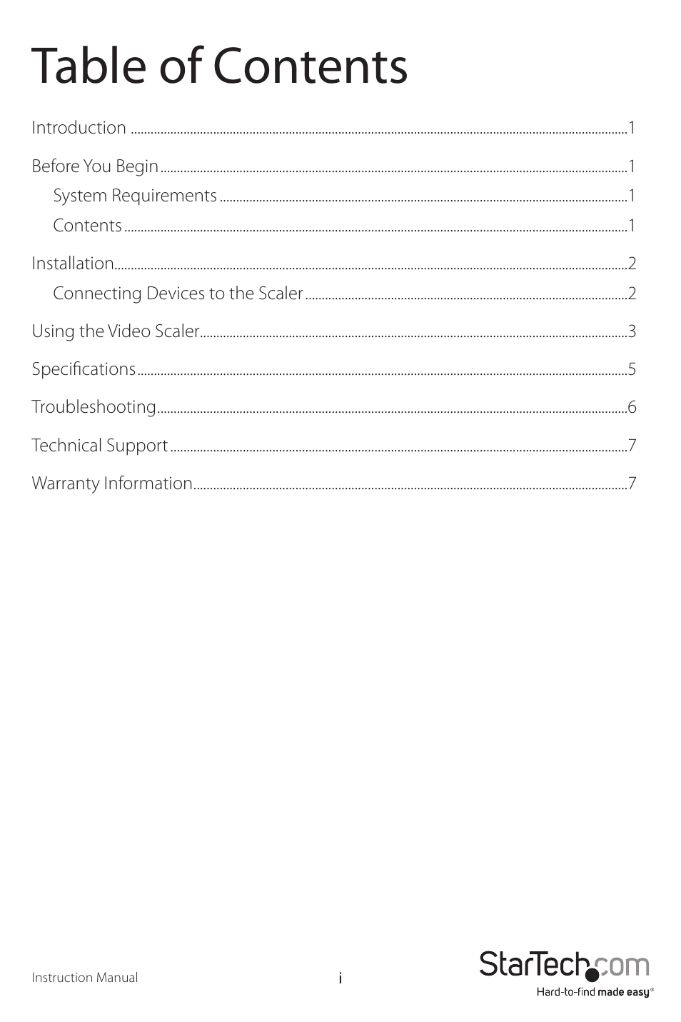 StarTech.com DVI2VGA User Manual | Page 3 / 11
