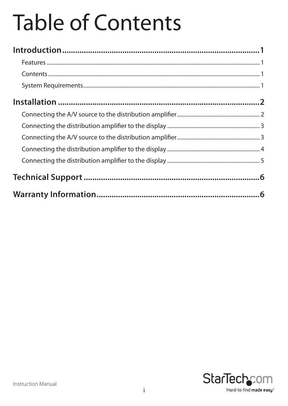 StarTech.com ST123HDA User Manual | Page 3 / 10