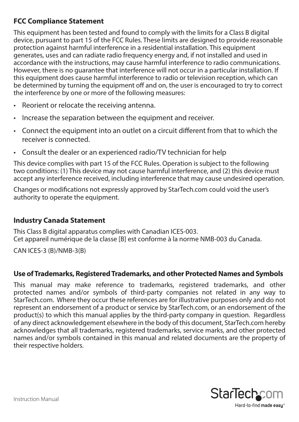 StarTech.com ST128HDMI2 User Manual | Page 2 / 11