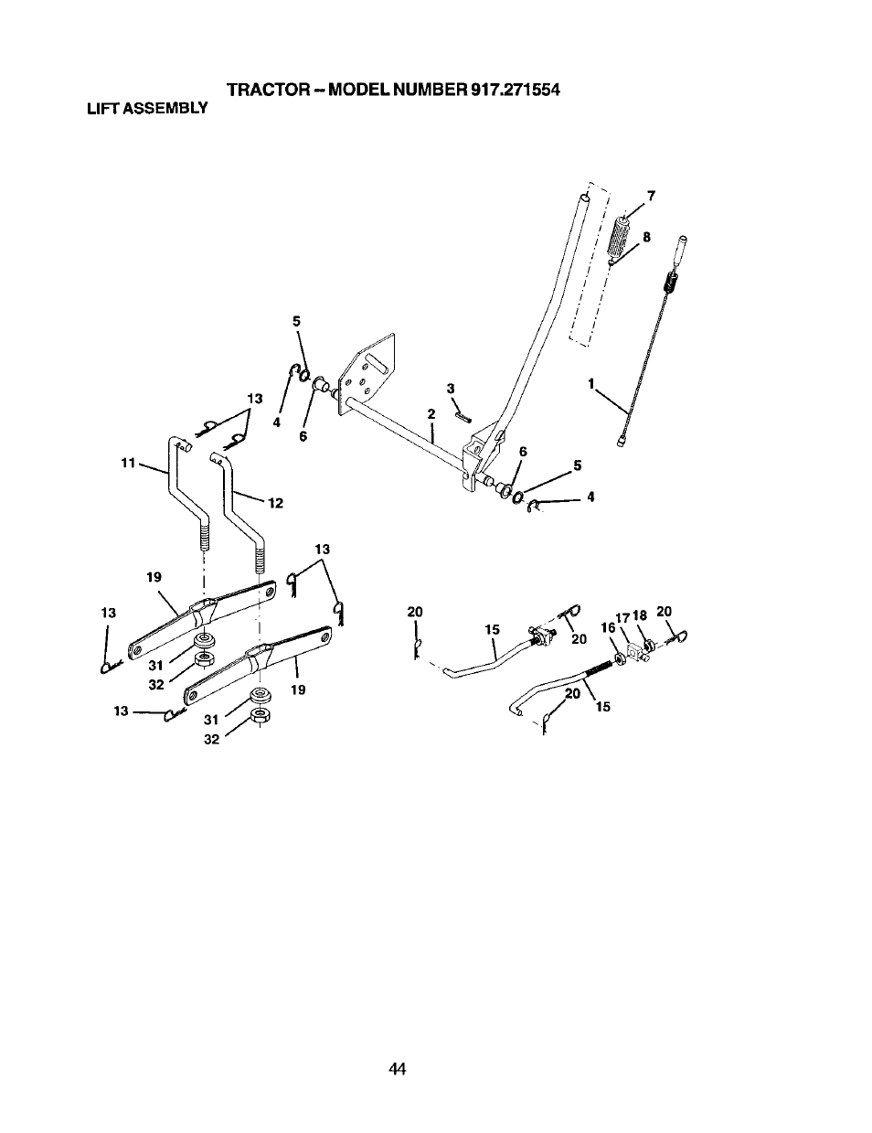 Craftsman 917.271554 User Manual | Page 44 / 60